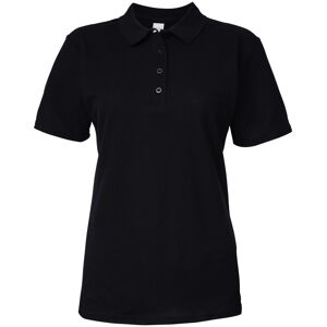 (L, Black) Gildan Softstyle Womens/Ladies Short Sleeve Double Pique Polo Shirt (L, Black) Gildan Softstyle Womens/Ladies Short Sleeve Double Pique Polo Shirt