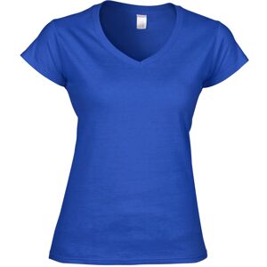 (L, Royal Blue) Gildan Womens/Ladies Soft Style V Neck T-Shirt (L, Royal Blue) Gildan Womens/Ladies Soft Style V Neck T-Shirt