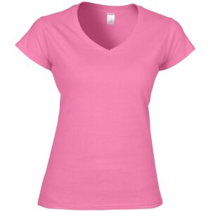 (XXL, Azalea) Gildan Womens/Ladies Soft Style V Neck T-Shirt (XXL, Azalea) Gildan Womens/Ladies Soft Style V Neck T-Shirt