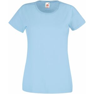 (L, Sky Blue) Fruit Of The Loom Ladies/Womens Lady-Fit Valueweight Short Sleeve (L, Sky Blue) Fruit Of The Loom Ladies/Womens Lady-Fit Valueweight Short Sleeve