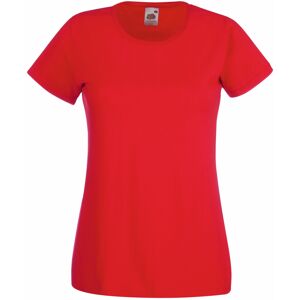 (XL, Red) Fruit Of The Loom Ladies/Womens Lady-Fit Valueweight Short Sleeve T-Sh (XL, Red) Fruit Of The Loom Ladies/Womens Lady-Fit Valueweight Short Sleeve T-Sh