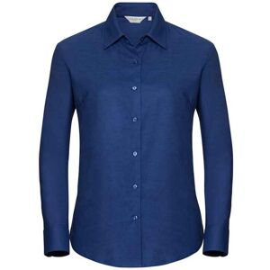 (XXL, Bright Royal Blue) Russell Womens/Ladies Oxford Easy-Care Long-Sleeved Shi (XXL, Bright Royal Blue) Russell Womens/Ladies Oxford Easy-Care Long-Sleeved Shi