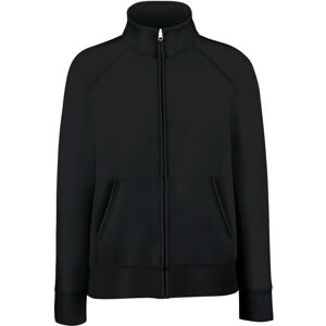 (XS, Black) Fruit Of The Loom Ladies/Womens Lady-Fit Fleece Sweatshirt Jacket (XS, Black) Fruit Of The Loom Ladies/Womens Lady-Fit Fleece Sweatshirt Jacket