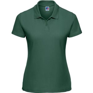 (18 UK, Bottle Green) Russell Womens/Ladies Classic Plain Polycotton Polo Shirt (18 UK, Bottle Green) Russell Womens/Ladies Classic Plain Polycotton Polo Shirt