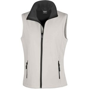 (L, White/Black) Result Womens/Ladies Core Printable Soft Shell Bodywarmer (L, White/Black) Result Womens/Ladies Core Printable Soft Shell Bodywarmer