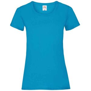 (14 UK, Azure Blue) Fruit of the Loom Womens/Ladies Valueweight Heather Lady Fit (14 UK, Azure Blue) Fruit of the Loom Womens/Ladies Valueweight Heather Lady Fit
