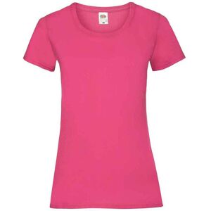 (14 UK, Fuchsia) Fruit of the Loom Womens/Ladies Valueweight Heather Lady Fit T- (14 UK, Fuchsia) Fruit of the Loom Womens/Ladies Valueweight Heather Lady Fit T-