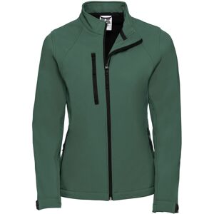 (XS, Bottle Green) Russell Womens/Ladies Soft Shell Jacket (XS, Bottle Green) Russell Womens/Ladies Soft Shell Jacket