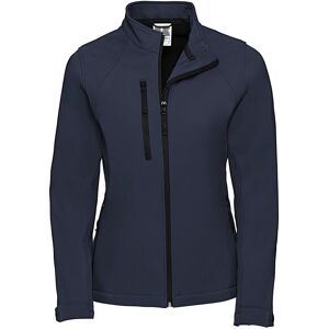 (L, French Navy) Russell Womens/Ladies Soft Shell Jacket (L, French Navy) Russell Womens/Ladies Soft Shell Jacket