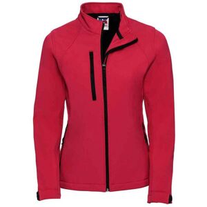 (XS, Classic Red) Russell Womens/Ladies 3 Layer Soft Shell Jacket (XS, Classic Red) Russell Womens/Ladies 3 Layer Soft Shell Jacket