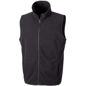 (3XL, Black) Result Core Adults Unisex Microfleece Gilet (3XL, Black) Result Core Adults Unisex Microfleece Gilet