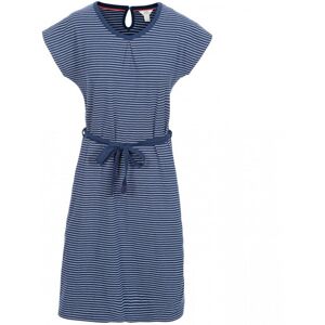 (L, Navy Stripe) Trespass Womens/Ladies Lidia Round Neck Cotton Dress (L, Navy Stripe) Trespass Womens/Ladies Lidia Round Neck Cotton Dress