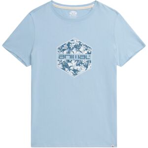 (8 UK, Pale Blue) Animal Womens/Ladies Carina Hexagon Organic Logo T-Shirt (8 UK, Pale Blue) Animal Womens/Ladies Carina Hexagon Organic Logo T-Shirt