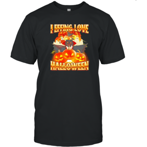 Gildan (S) I Effing Love Halloween Cat Dracula T-Shirt Gildan (S) I Effing Love Halloween Cat Dracula T-Shirt