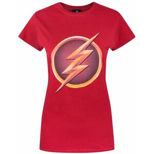 (XX-Large) DC Comics Short Sleeved T-Shirt (Womens Red) (XX-Large) DC Comics Short Sleeved T-Shirt (Womens Red)