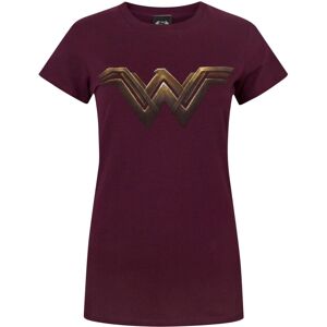 DC Comics Short Sleeved T-Shirt (Womens Red) DC Comics Short Sleeved T-Shirt (Womens Red)