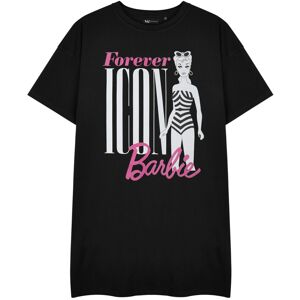(Medium) Barbie Short Sleeved T-Shirt Dress (Womens Black) (Medium) Barbie Short Sleeved T-Shirt Dress (Womens Black)