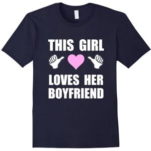 Gildan (XL) This Girl Loves her Boyfriend T-shirt funny tshirt for her-Father's Day Gildan (XL) This Girl Loves her Boyfriend T-shirt funny tshirt for her-Father's Day