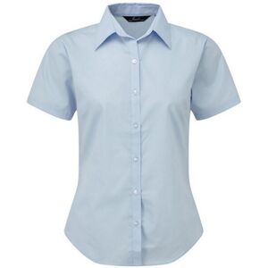 (26, Light Blue) Premier Short Sleeve Poplin Blouse / Plain Work Shirt (26, Light Blue) Premier Short Sleeve Poplin Blouse / Plain Work Shirt