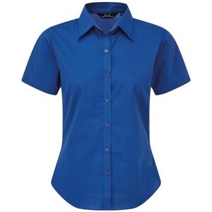 (20, Royal) Premier Short Sleeve Poplin Blouse / Plain Work Shirt (20, Royal) Premier Short Sleeve Poplin Blouse / Plain Work Shirt