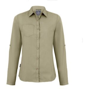 (10 UK, Pebble) Craghoppers Womens/Ladies Expert Kiwi Long-Sleeved Shirt (10 UK, Pebble) Craghoppers Womens/Ladies Expert Kiwi Long-Sleeved Shirt