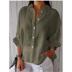 Maxpower (army green, XXL) Elegant Chic Women's Blouse Casual Top Spring Summer Fashion Maxpower (army green, XXL) Elegant Chic Women's Blouse Casual Top Spring Summer Fashion