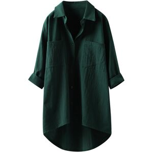 Maxpower (army green, S) New Oversized Fashion Women Shirts Ladies Tops Summer Button Up Maxpower (army green, S) New Oversized Fashion Women Shirts Ladies Tops Summer Button Up