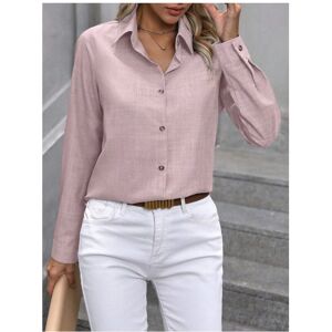 Maxpower (Pink, XXL) Spring Autumn New Fashion Color Combination Long-sleeved Lapel Women Maxpower (Pink, XXL) Spring Autumn New Fashion Color Combination Long-sleeved Lapel Women
