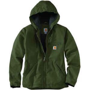 Carhartt Women's Loose Fit Washed Duck Sherpa Lined Jacket Basil X-L Carhartt Women's Loose Fit Washed Duck Sherpa Lined Jacket Basil X-L