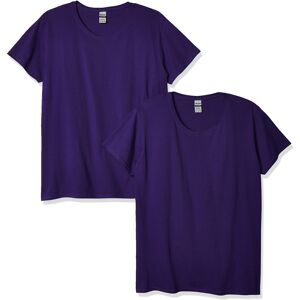 gildan Womens Heavy cotton Adult T-Shirt, 2-Pack, Purple, X-Large gildan Womens Heavy cotton Adult T-Shirt, 2-Pack, Purple, X-Large