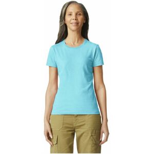 (L, Sky) Gildan Womens/Ladies Ringspun Cotton Soft Touch T-Shirt (L, Sky) Gildan Womens/Ladies Ringspun Cotton Soft Touch T-Shirt