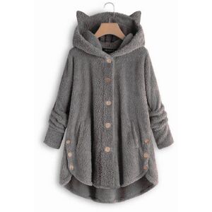 Unbranded (Dark Gray, M) Warm Winter Womens Fleece Hoodie Hooded Coat Ladies Casual Long J Unbranded (Dark Gray, M) Warm Winter Womens Fleece Hoodie Hooded Coat Ladies Casual Long J