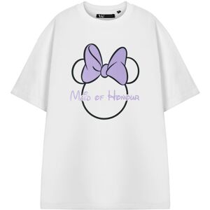 (Small) Disney Minnie Mouse Short Sleeved T-Shirt (Womens White) (Small) Disney Minnie Mouse Short Sleeved T-Shirt (Womens White)