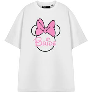 (Large) Disney Minnie Mouse Short Sleeved T-Shirt (Womens White) (Large) Disney Minnie Mouse Short Sleeved T-Shirt (Womens White)