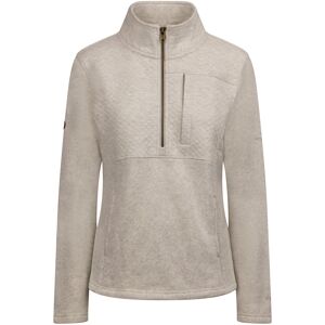 (10, Cream Marl) Trespass Womens Marl Fleece Hoxie (10, Cream Marl) Trespass Womens Marl Fleece Hoxie