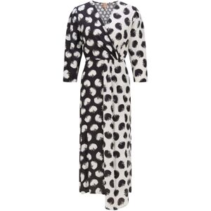 (10 UK, Black/White) Hugo Boss Womens/Ladies Danotta Wrap Dress (10 UK, Black/White) Hugo Boss Womens/Ladies Danotta Wrap Dress