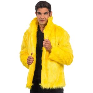 Rubies (L) Adult yellow faux fur coat Rubies (L) Adult yellow faux fur coat