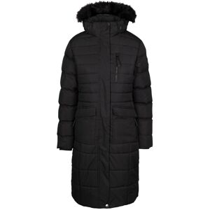 (8, Black) Trespass Womens Padded Jacket Long Length Sasha (8, Black) Trespass Womens Padded Jacket Long Length Sasha