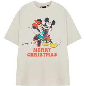(XX-Large) Disney Short Sleeved T-Shirt (Womens Beige) (XX-Large) Disney Short Sleeved T-Shirt (Womens Beige)