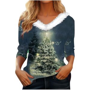 Unbranded (L, 004 Navy) Christmas Sweatshirts for Women Ladies Tops Xmas Jumpers Furry V N Unbranded (L, 004 Navy) Christmas Sweatshirts for Women Ladies Tops Xmas Jumpers Furry V N