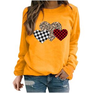 Unbranded (XXL, 001* Yellow) Valentine's Day Sweatshirts for Women UK Clearance Ladies Top Unbranded (XXL, 001* Yellow) Valentine's Day Sweatshirts for Women UK Clearance Ladies Top