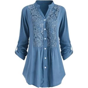 Unbranded (5XL, 001* Blue) Ladies Tops Clearance Womens Long Sleeve Shirts Plus Size Butto Unbranded (5XL, 001* Blue) Ladies Tops Clearance Womens Long Sleeve Shirts Plus Size Butto
