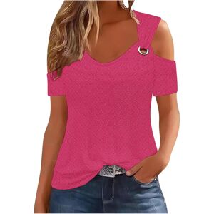Unbranded (L, 001* Hot Pink) Summer Tops for Women UK Clearance Ladies Tops Cold Sholuder Unbranded (L, 001* Hot Pink) Summer Tops for Women UK Clearance Ladies Tops Cold Sholuder