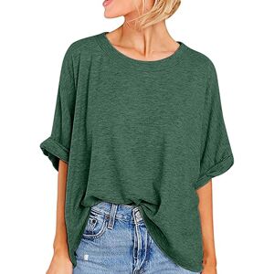 Unbranded (L, 01 Green) Oversized T Shirts for Women Clearance Ladies Tops Summer Blouses Unbranded (L, 01 Green) Oversized T Shirts for Women Clearance Ladies Tops Summer Blouses