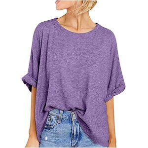 Unbranded (S, 03 Purple) Oversized T Shirts for Women Clearance Ladies Tops Summer Blouses Unbranded (S, 03 Purple) Oversized T Shirts for Women Clearance Ladies Tops Summer Blouses