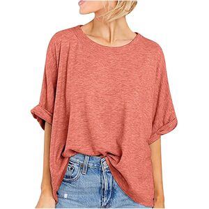 Unbranded (XXL, 03 Orange) Oversized T Shirts for Women Clearance Ladies Tops Summer Blous Unbranded (XXL, 03 Orange) Oversized T Shirts for Women Clearance Ladies Tops Summer Blous