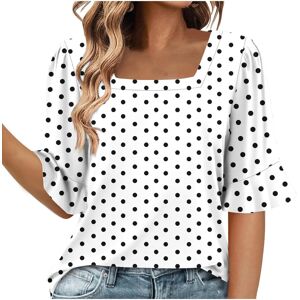 Unbranded (S, 003* White) Summer Tops for Women UK Clearance Ladies Tops Square Neck Short Unbranded (S, 003* White) Summer Tops for Women UK Clearance Ladies Tops Square Neck Short