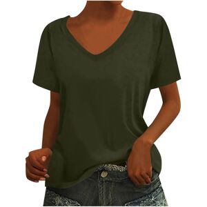 Unbranded (XXL, 002* Army Green) Womens Summer Tops 2025 Short Sleeve V Neck T Shirts Dres Unbranded (XXL, 002* Army Green) Womens Summer Tops 2025 Short Sleeve V Neck T Shirts Dres