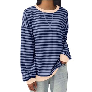 Unbranded (XXL, 004* Navy) Womens Tops Clearance Women's Oversized Sweatshirts Striped Pul Unbranded (XXL, 004* Navy) Womens Tops Clearance Women's Oversized Sweatshirts Striped Pul