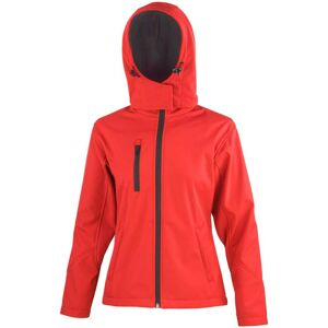 (M, Red/Black) Result Core Womens/Ladies Lite Hooded Softshell Jacket (M, Red/Black) Result Core Womens/Ladies Lite Hooded Softshell Jacket
